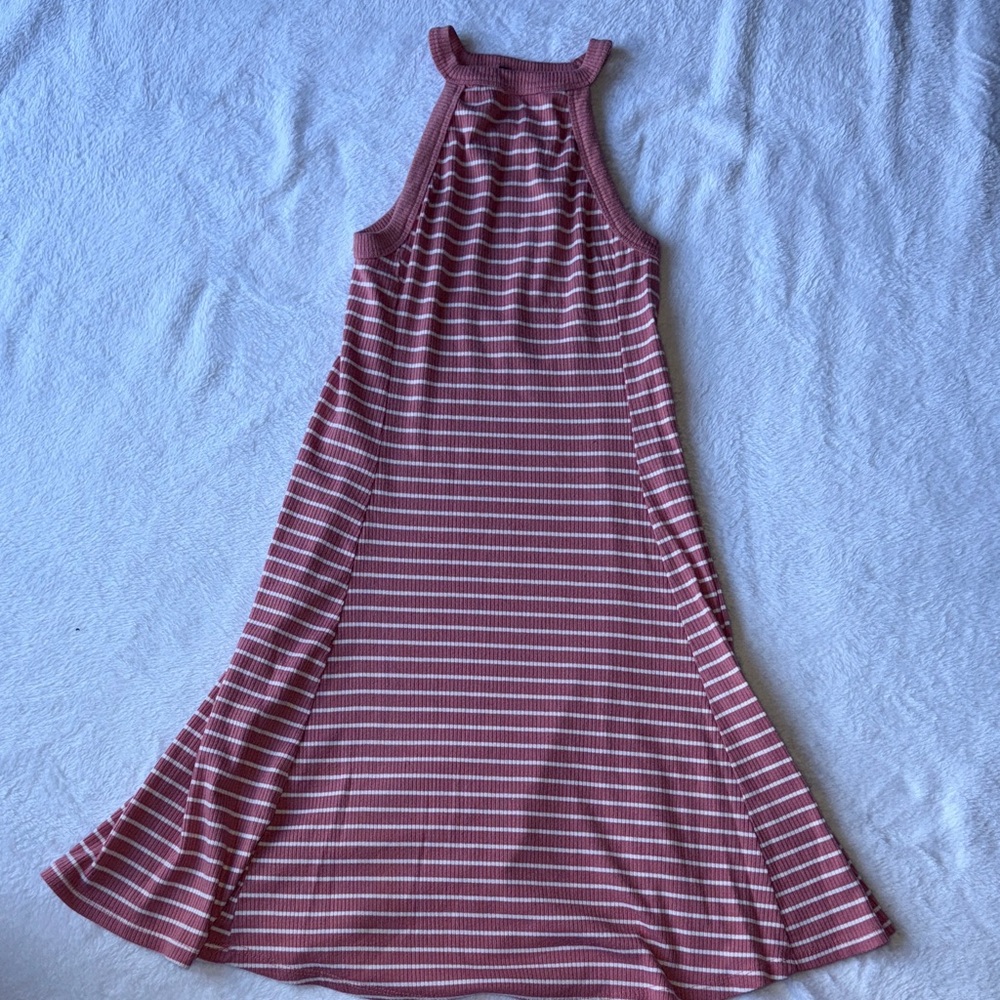 Rue21 Pink and White Striped Top
